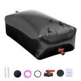 Portable Water Storage Bladder 1427 Gallon PVC Collapsible Water Tank Black